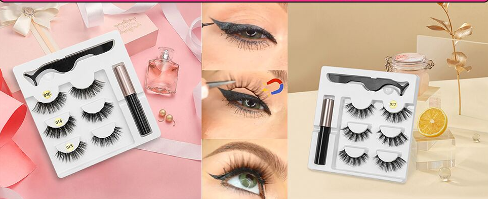 QUE BELLOS TUS OJOS CON EL DELINEADOR MAGNETICO Y PESTAÑAS POSTIZAS