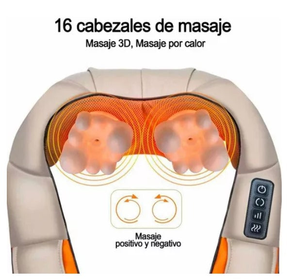 MASAJEADOR CUELLO ESPALDA Y HOMBROS